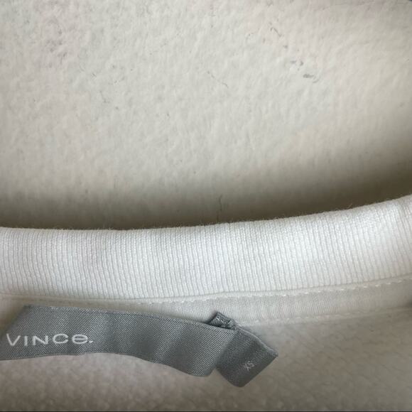 Vince White Split Hem Pullover Sweater Oversized Fit Top Size XS Women - Picture 5 of 10